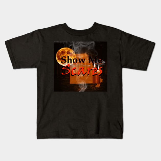 Show Me Scares Original Logo Kids T-Shirt by Show Me Scares Podcast